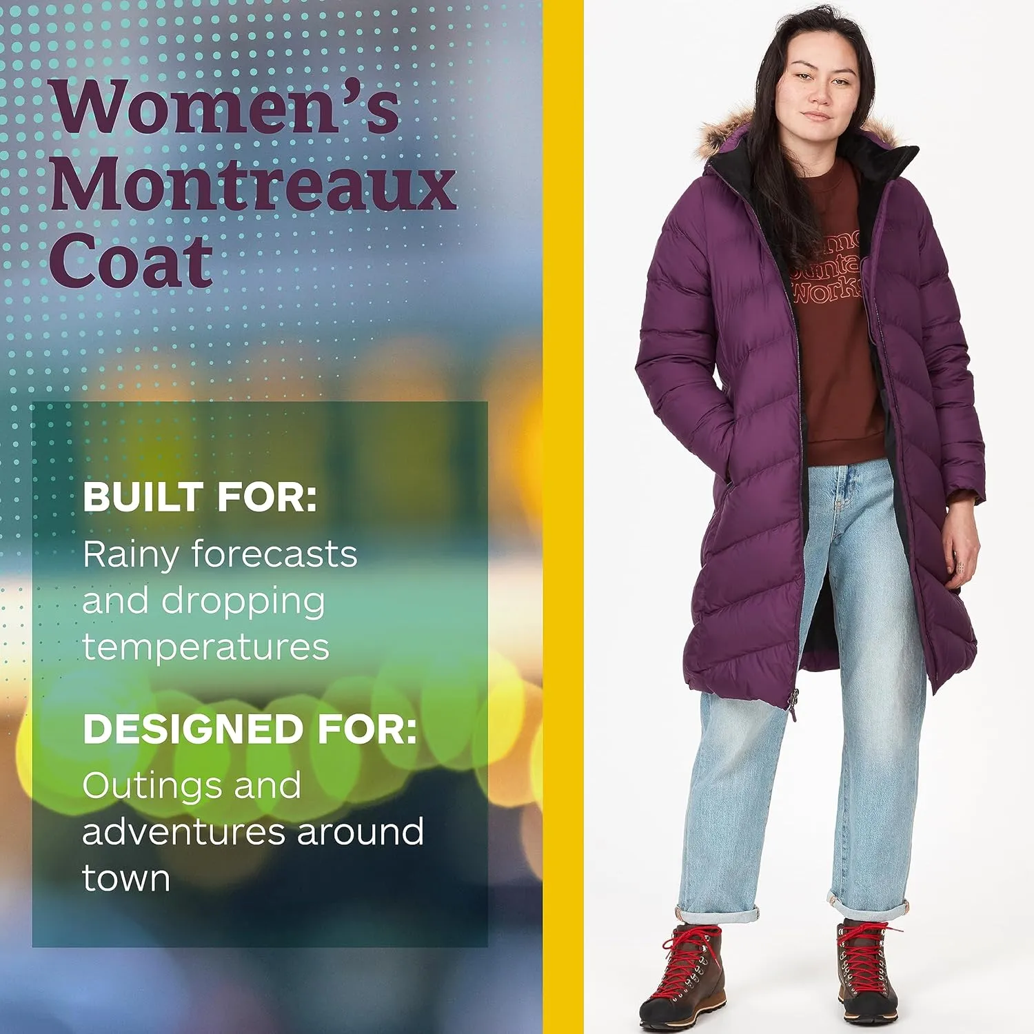 Marmot Women's Montreaux Full-Length Down Puffer Coat