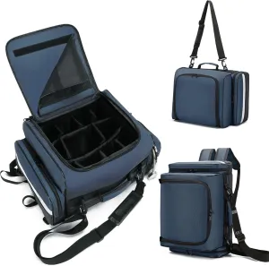 Medical Backpack Empty First Aid Bag Emergency Empty,Medicine Bag，Shoulder/backpack/handheld Medical Bag Organizer First Aid Storage with Detachable Divider Medicine Mag for Traveling nurses