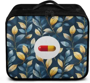 Medicine Storage Bag Empty-Emergency Trauma Kit-Meds Organizer-Family First Aid Kit,Ideal for Home-Travel-Dorm-Workplace-Car-Camping,No Accessories Included