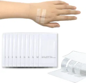 Mediss Disposable Skin Wound Closures Band Aid Adhesive Bandages, Sterile Stitch Strips After Injury, Survival, Healing, 10 Pcs