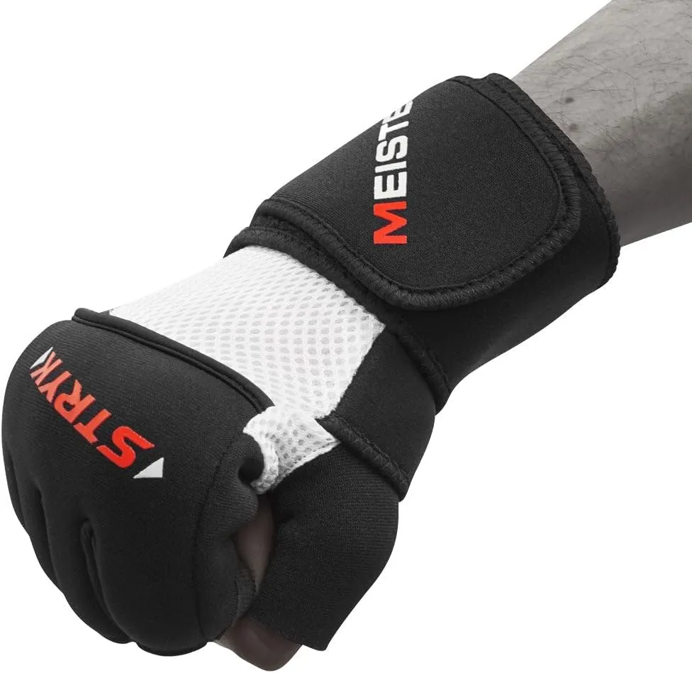 Meister Inner STRYK Gloves w/EliteGel for Boxing & MMA - Replace Hand Wraps or Striking Training