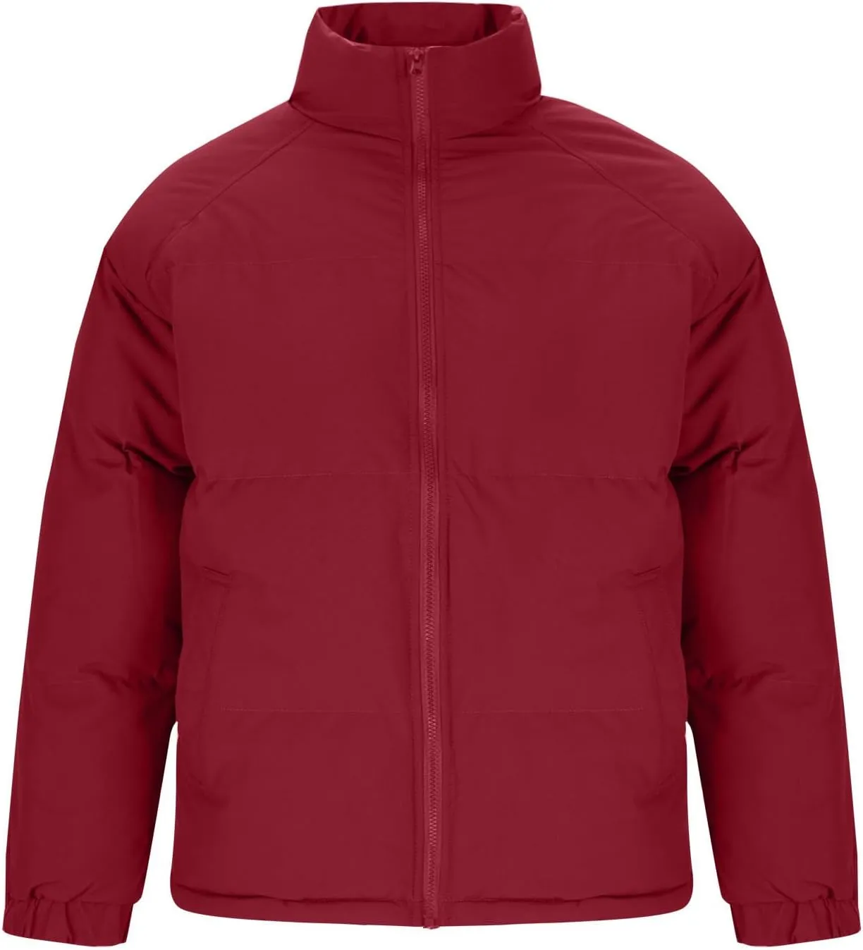 Men Puffer Jacket Lightweight Packable Quilted Bubble Down Jackets Winter Insulated Thick Outwear Zipper Soft Coats