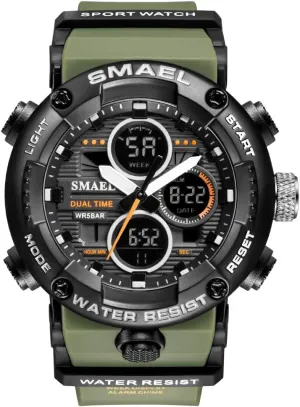 Men Sport Watch Waterproof LED Digital Watches Stopwatch Big Dial Clock for Male 8038 relogio Masculino Man Quartz Wristwatches