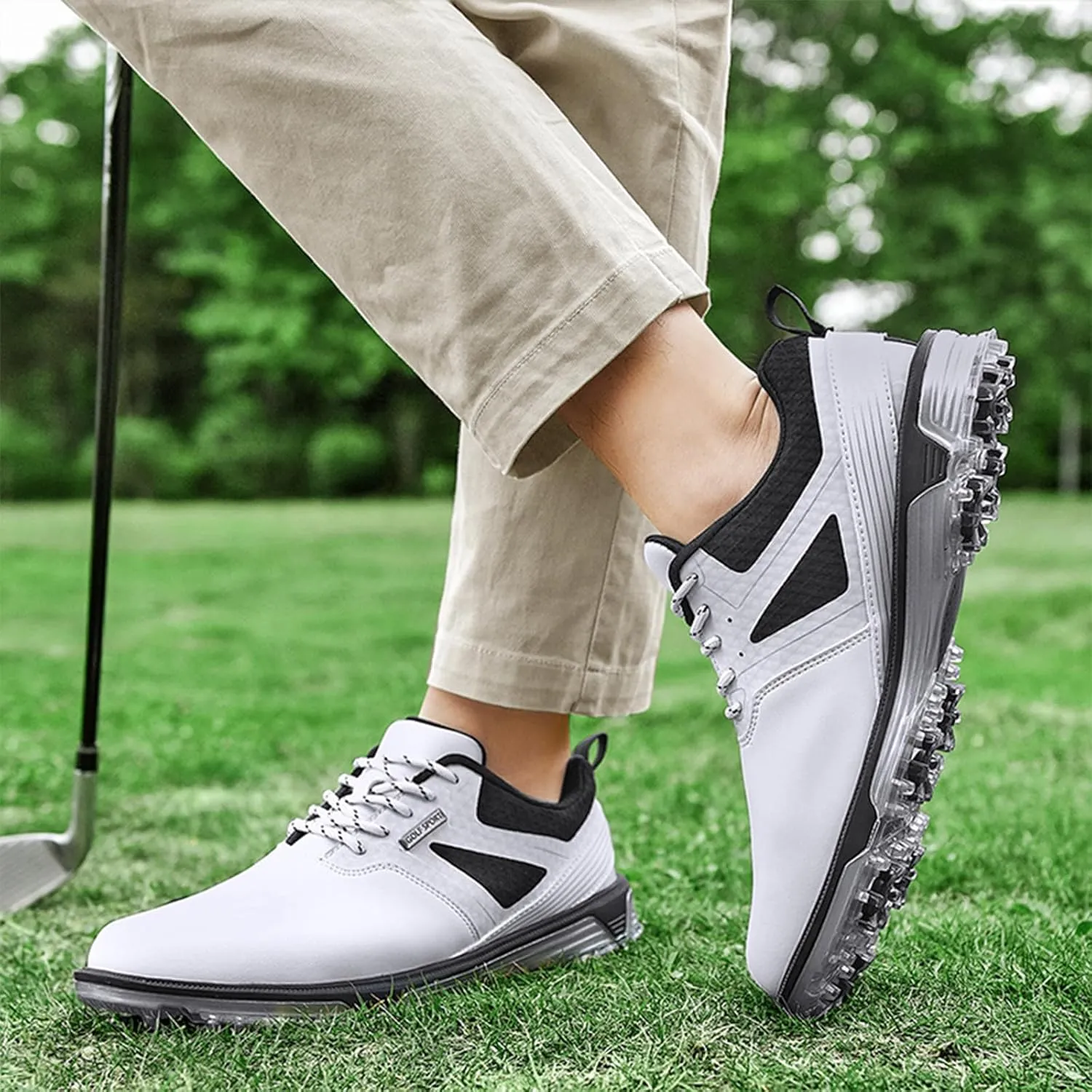 Men's Professional Golf Shoes - Waterproof, Comfortable, Breathable