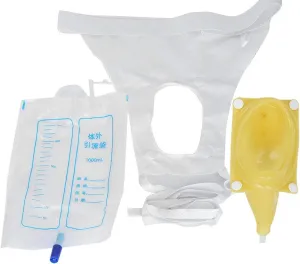 Men's Protable Wearable Urine Bag Urinal System with Collection Urine Bag (1000ml Man Urine Bag)