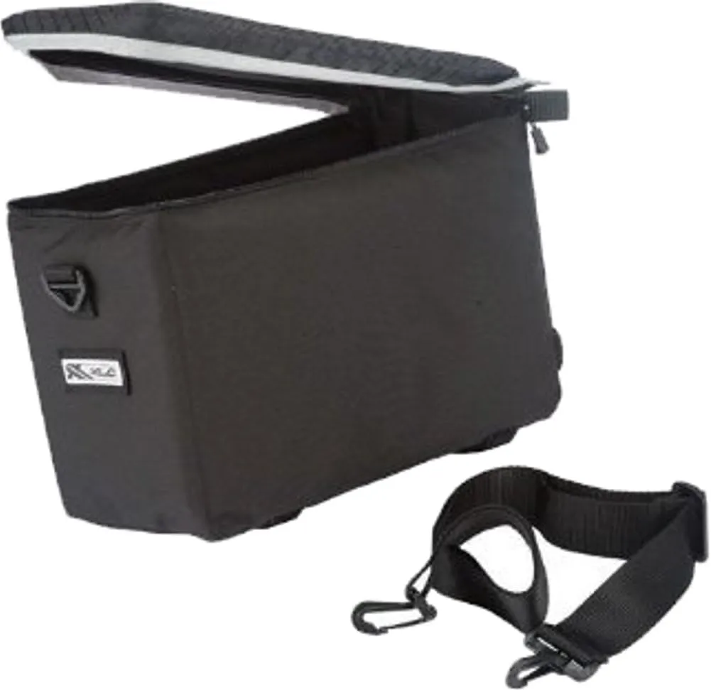 Metropolitan Insulated Rack Top Bag; Black