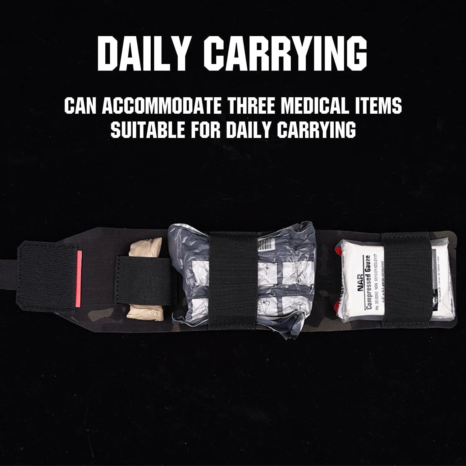 Micro Trauma Mini IFAK Pouch - Molle Small Med Kit Tactical First Aid Portable Medical Storage Bag (Green)