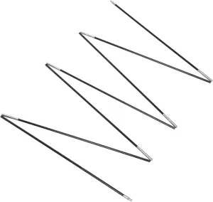 Milisten Camping Tent Pole Replacement Fiberglass Tent Poles Set Telescopic Design for Outdoor