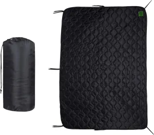 Military Woobie Blanket Thermal Insulated Poncho Liner Camping with Drawstring Carry Bag Waterproof for Outdoor Hiking