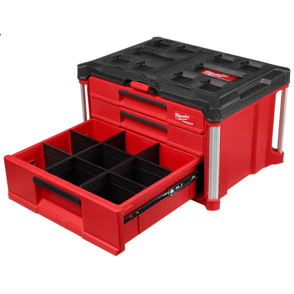 Milwaukee PACKOUT™ Multi Depth 3-Drawer Tool Box