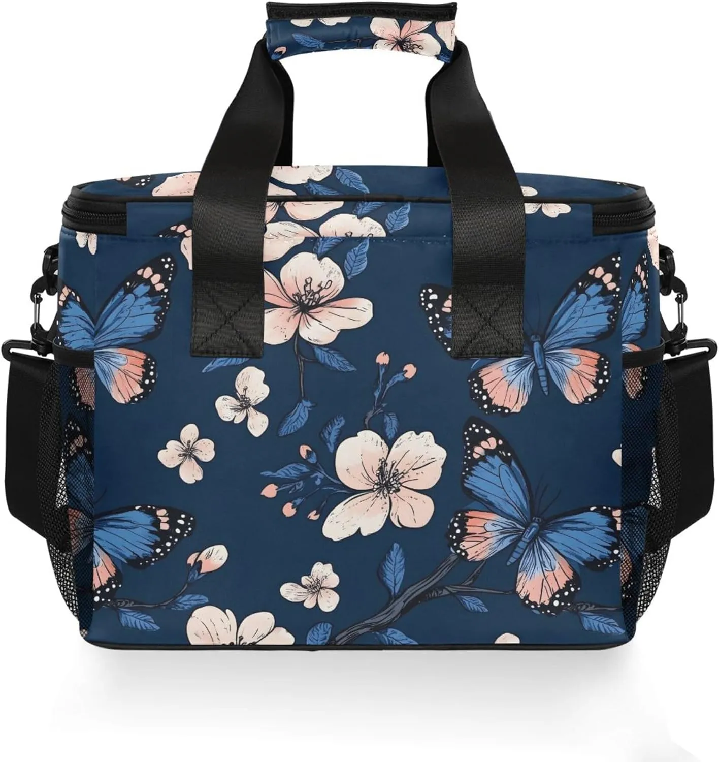 MNSRUU Cooler Bag Green Cactus Soft Cooler Bag Insulated Lunch Totes Picnic Bag Beach Cooler Lunch Box Container with Adjustable Shoulder Strap