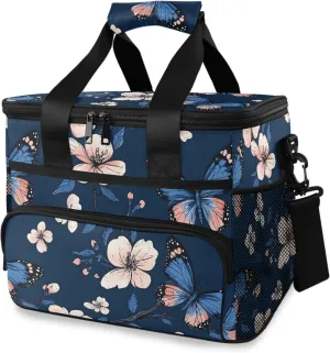 MNSRUU Cooler Bag Green Cactus Soft Cooler Bag Insulated Lunch Totes Picnic Bag Beach Cooler Lunch Box Container with Adjustable Shoulder Strap