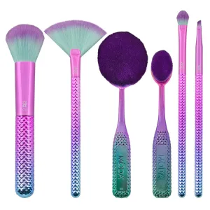Moda Brush Prismatic 6pc Deluxe Gift Makeup Brush Kit