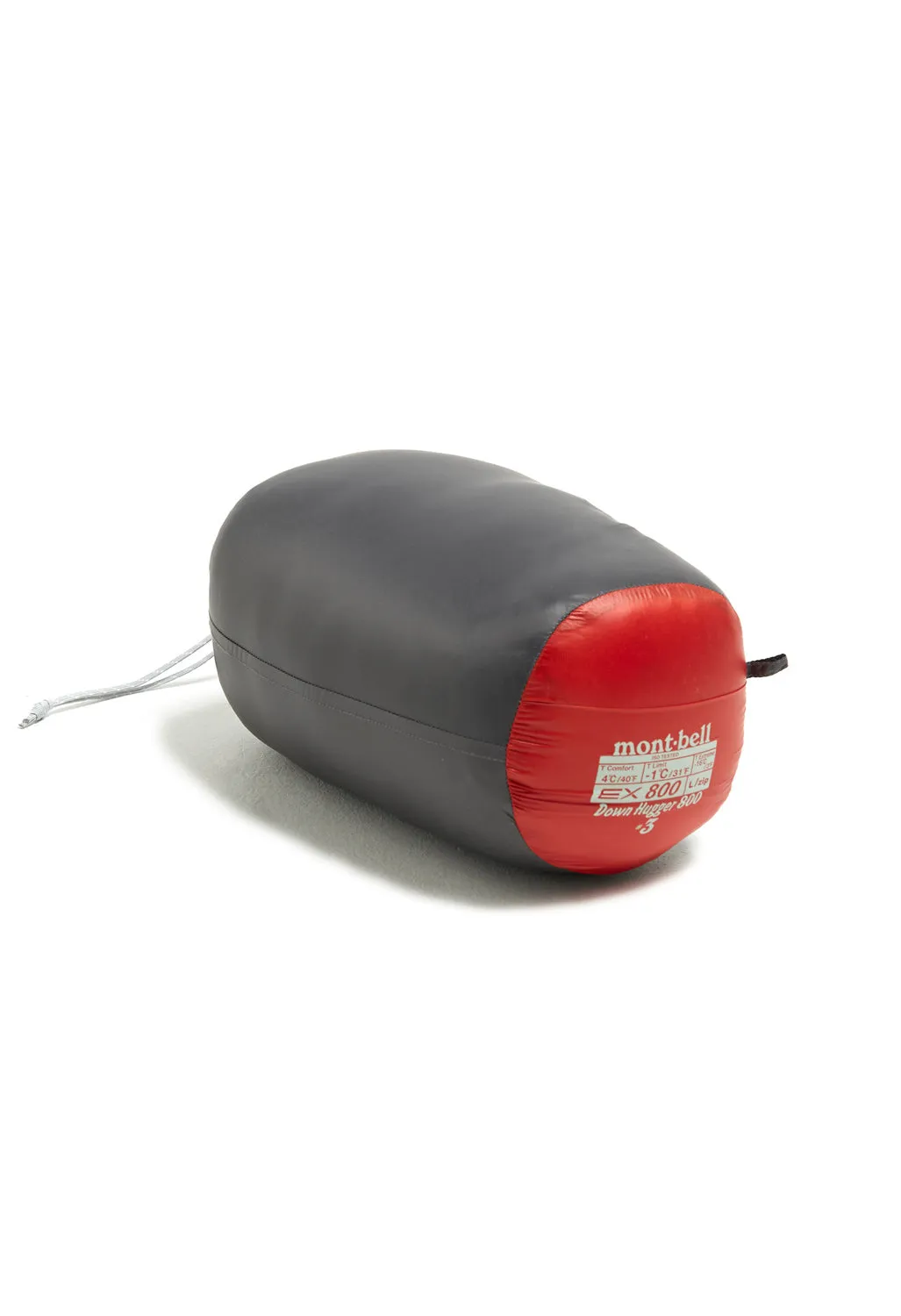Montbell Down Hugger 800 #3 Sleeping Bag - Sunrise Red