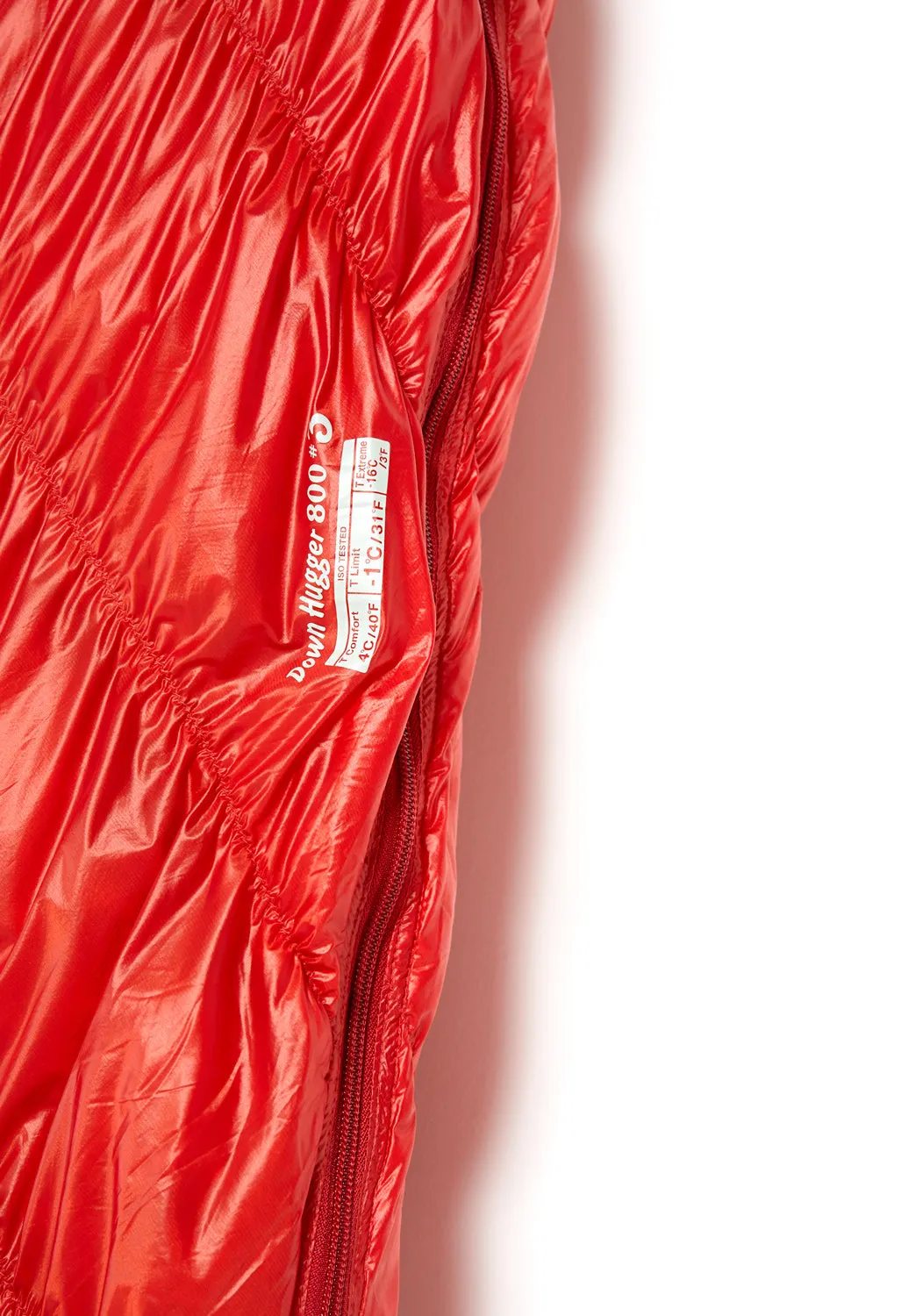 Montbell Down Hugger 800 #3 Sleeping Bag - Sunrise Red