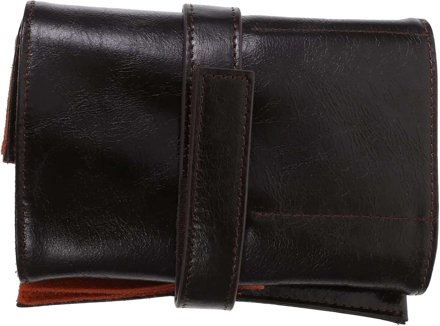 Multi-pocket Watch Storage Bag Leather Watch Organizer Watch Container Travel Watch Holder Cost- Watch Case