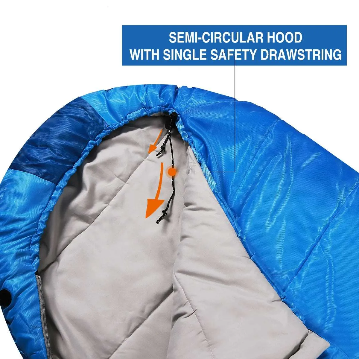 Mummy Kids Sleeping Bag for Camping,Blue Rose from Redcamp