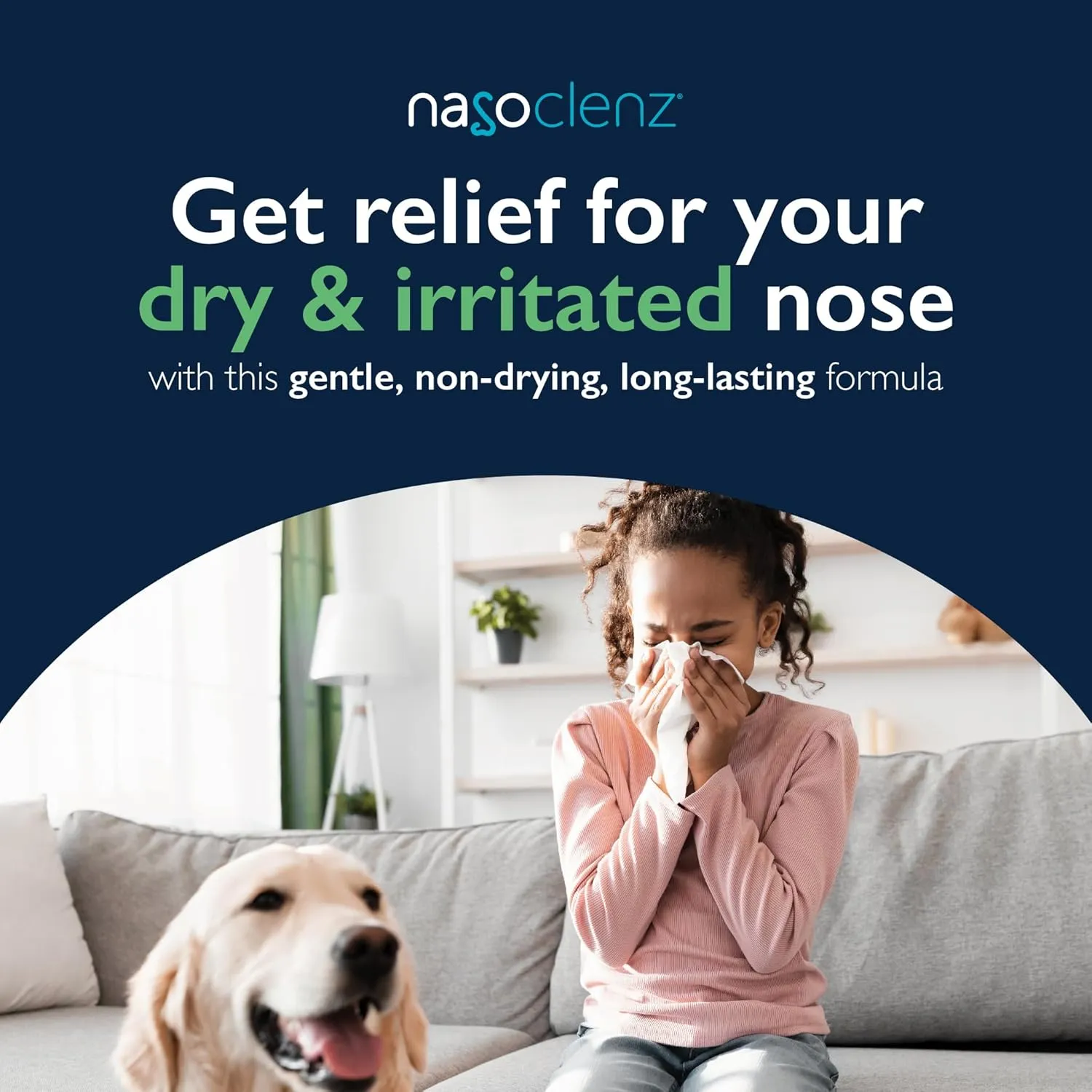 Nasal Cleansing Kit – Gentle, Washable Wand & Antiseptic Gel, Nose Cleaner Reduces Germs & Nasal Moisturizer for Fast Dry Nose & Allergy Relief (Mint 15 Count, up to 120 uses)
