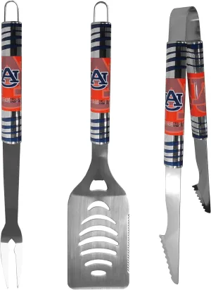 NCAA Siskiyou Sports Fan Shop Auburn Tigers Tailgater BBQ Set 3 piece Team Color