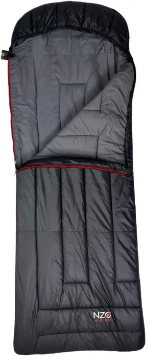 Near Zero Peralta 25°F Lightweight Sleeping Bag – Sorona Insulation for Outdoor Camping, Compact 2.5 lb Design, 20D Ripstop Nylon Shell – 86"x33", Compresses to 10"x6"