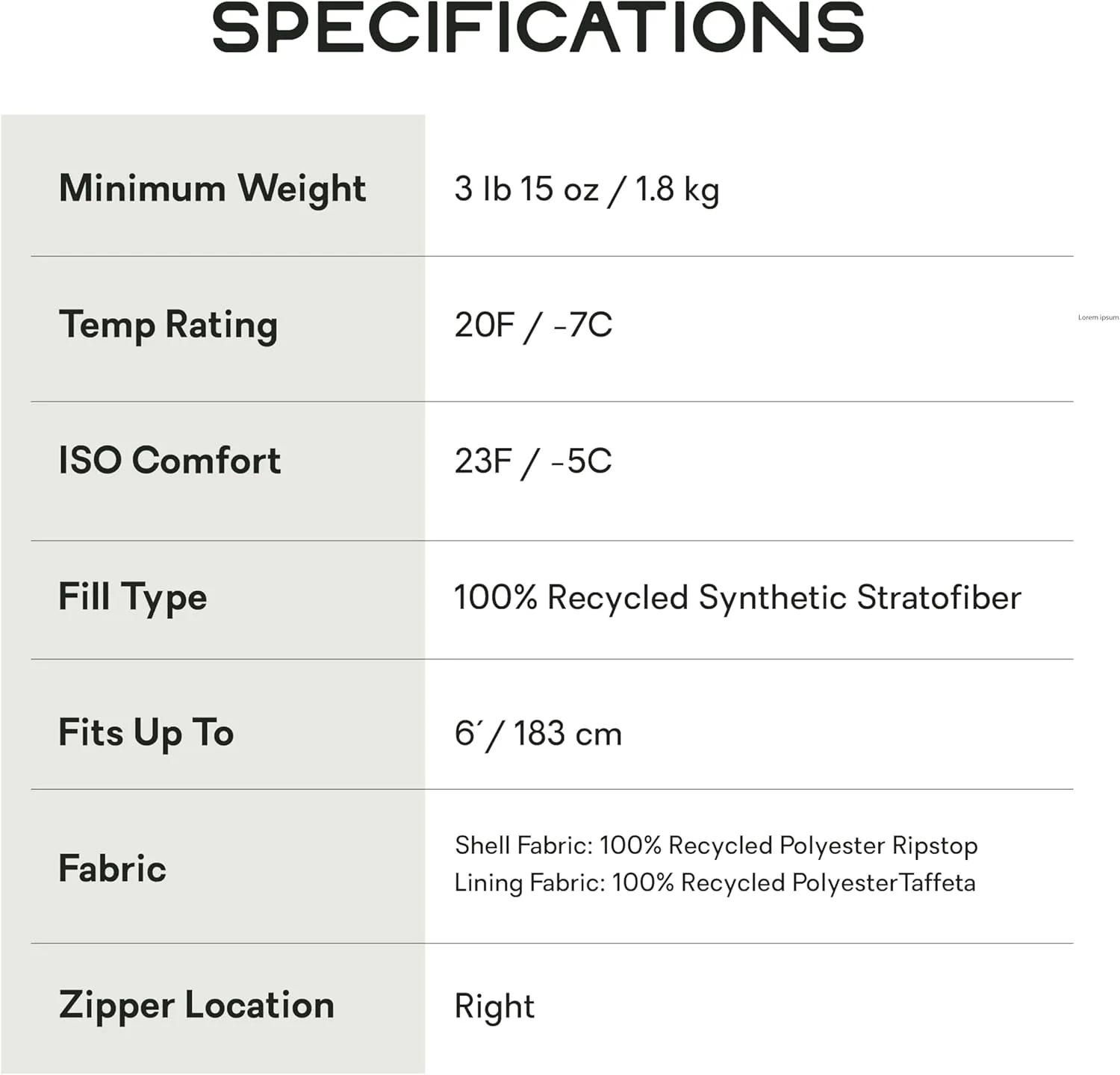 NEMO Equipment Tempo | Men's and Women's 20 & 35 Degree Synthetic Sleeping Bags
