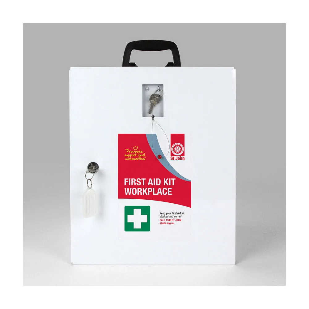 New ST JOHN AMBULANCE Workplace National First Aid Kit Wall Mounted #677501