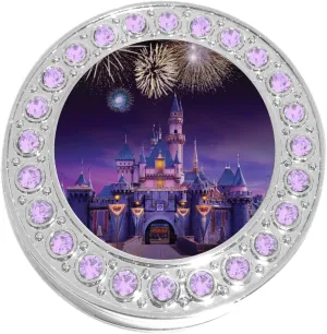 NewCharms Castle Fireworks Purse Hanger with Bling - Keeps Your Bag Off The Floor and Folds to Fit in Your Handbag