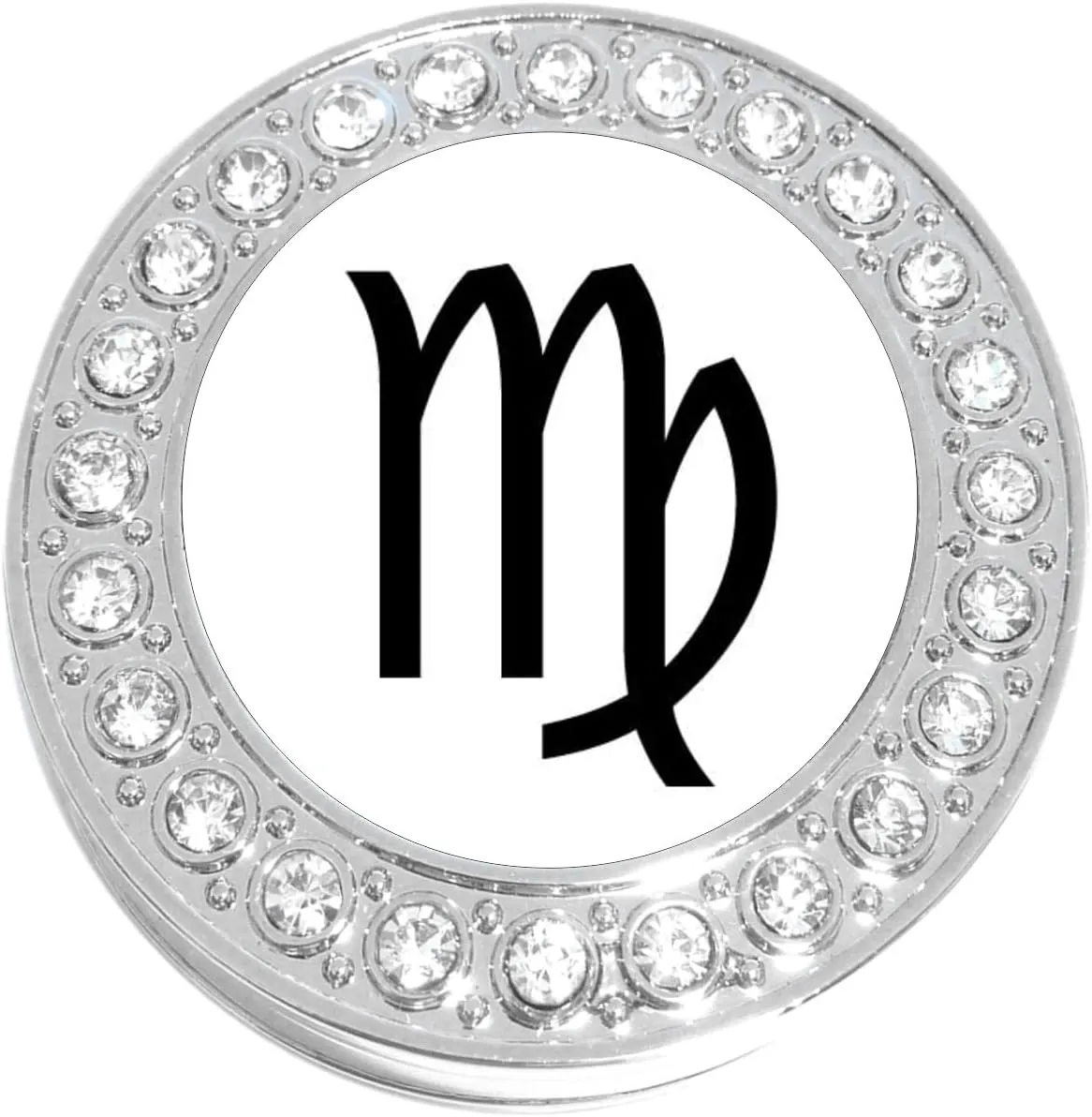 NewCharms Virgo Zodiac Purse Hanger with Bling - Keeps Your Bag Off The Floor and Folds to Fit in Your Handbag