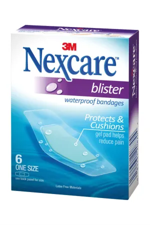 Nexcare Blister Waterproof Plasters 6pk