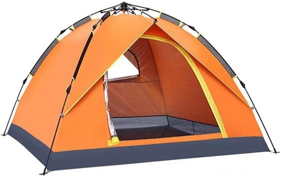 NIEH Single Rope Tent,Automatic Telescopic Fiberglass Frame Pole,High Water Resistance,Various Self-Supporting Leisure Camping 210 * 150 * 135cm