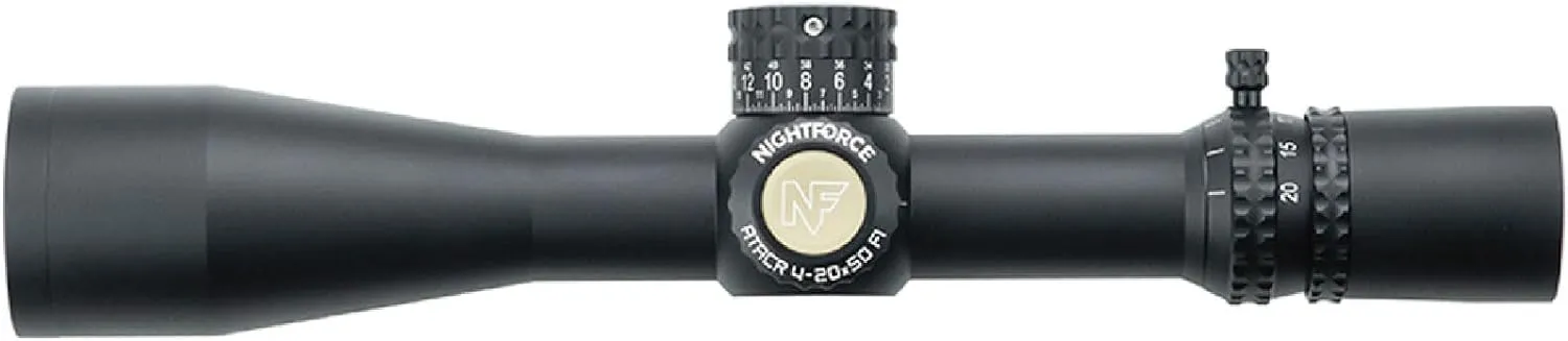 Nightforce ATACR 4-20x50mm First Focal Plane (F1/FFP) 34mm Tube Durable Precise Waterproof Fogproof Hunting Gun Scope
