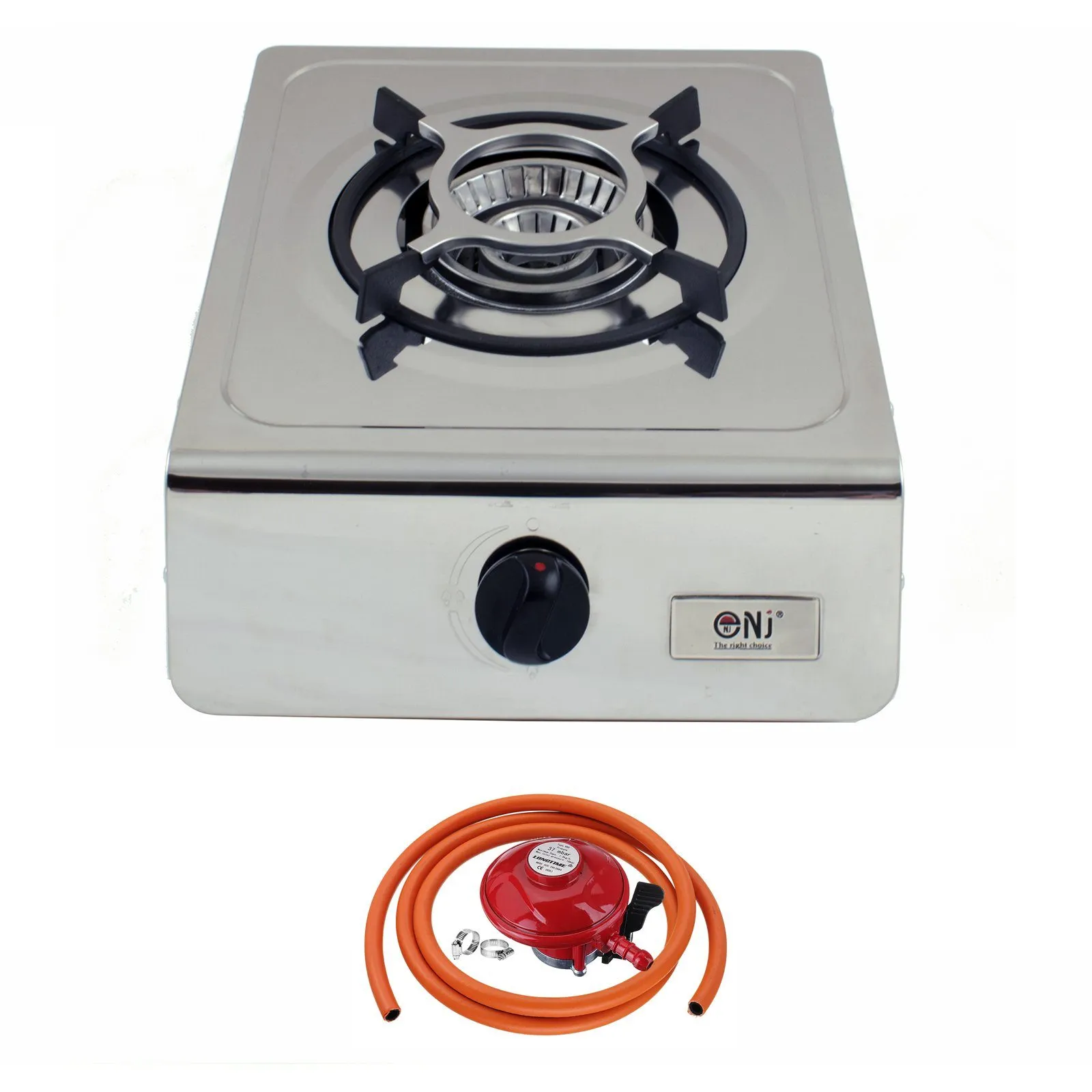 NJ-100 Gas Stove Single Burner Stainless Steel Outdoor Camping