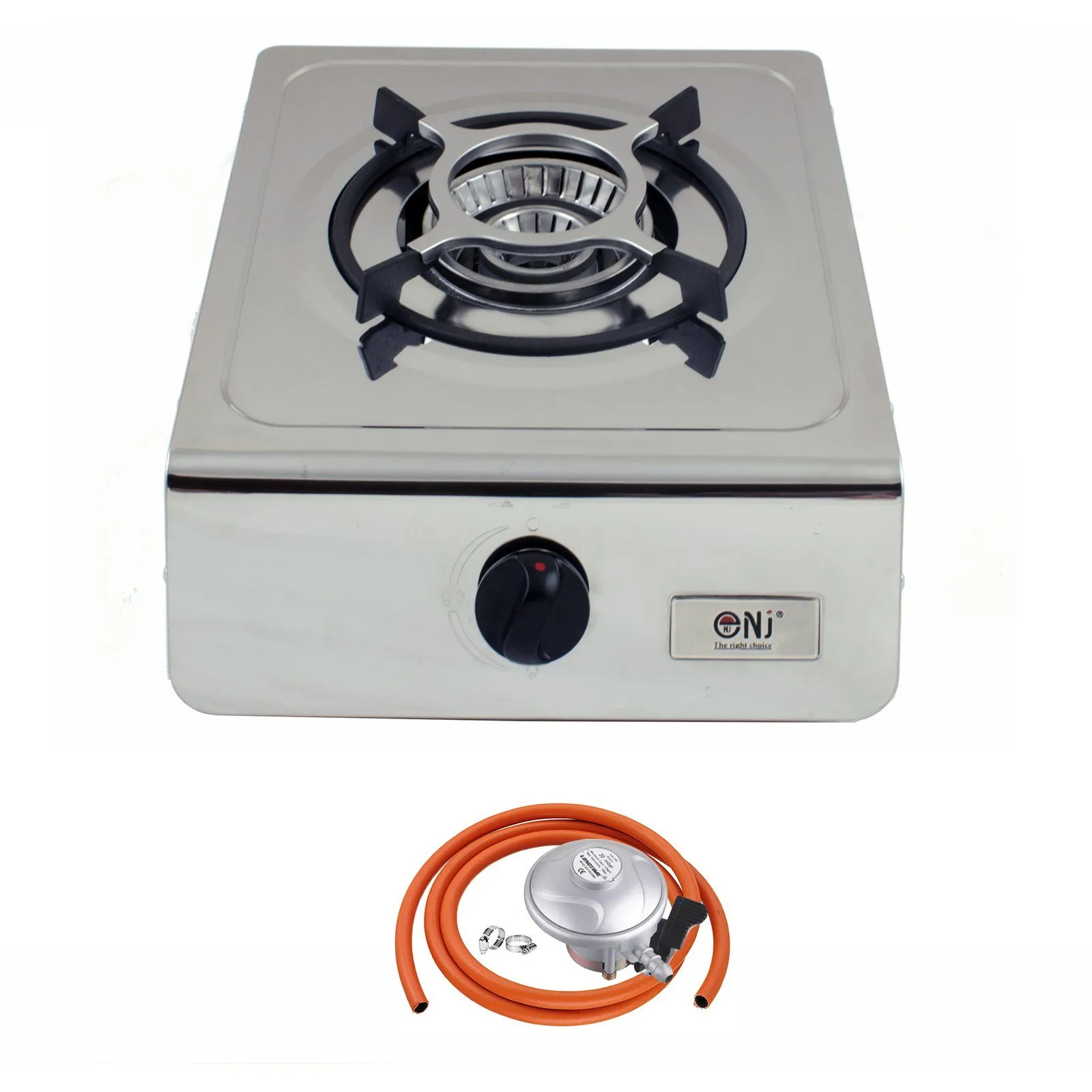 NJ-100 Gas Stove Single Burner Stainless Steel Outdoor Camping