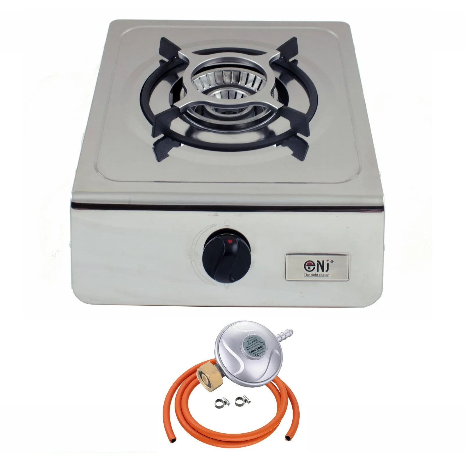NJ-100 Gas Stove Single Burner Stainless Steel Outdoor Camping