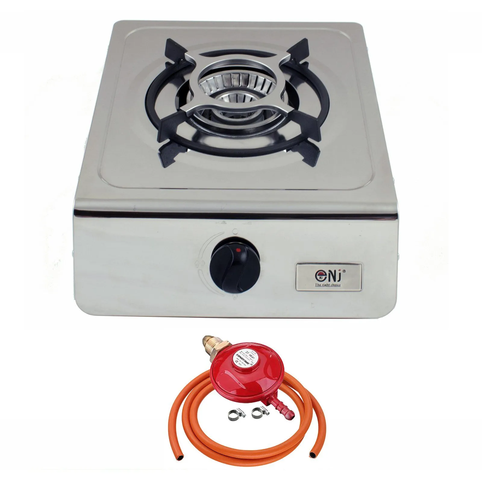 NJ-100 Gas Stove Single Burner Stainless Steel Outdoor Camping