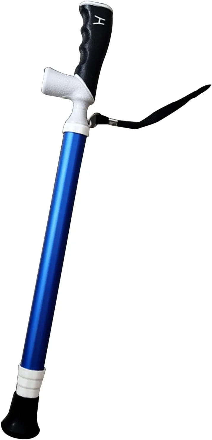 Nordic Walking Trekking Poles -Dual-Purpose Handle Anti-Shock and Quick Lock System Adjustable Hiking Poles for Backpacking Gear(38~105cm)