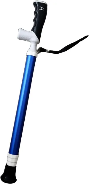 Nordic Walking Trekking Poles -Dual-Purpose Handle Anti-Shock and Quick Lock System Adjustable Hiking Poles for Backpacking Gear(38~105cm)