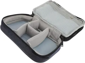 NUOBESTY Digital Accessories Case Multi Functional Organizer Bag for Cables Earbuds Watch Straps Compact Storage for Travel and Daily Use