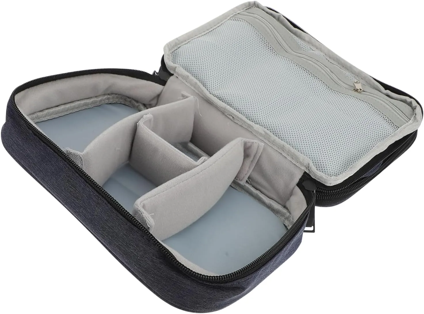 NUOBESTY Digital Accessories Case Multi Functional Organizer Bag for Cables Earbuds Watch Straps Compact Storage for Travel and Daily Use