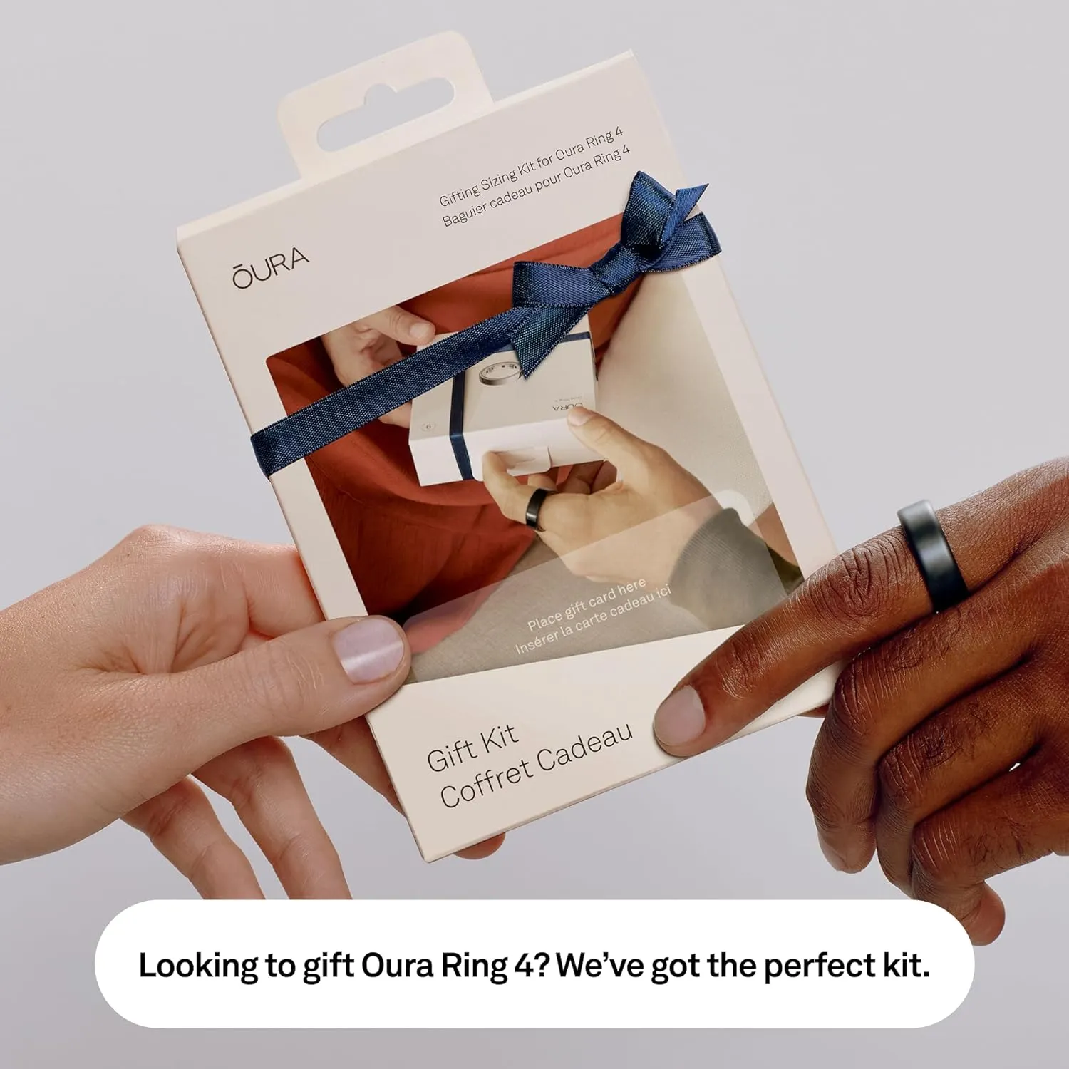 Oura Ring 4 - Silver - Size 8 - Smart Ring - Size First with Oura Ring 4 Sizing Kit - Sleep Tracking Wearable - Heart Rate - Fitness Tracker - Up to 8 Days of Battery Life