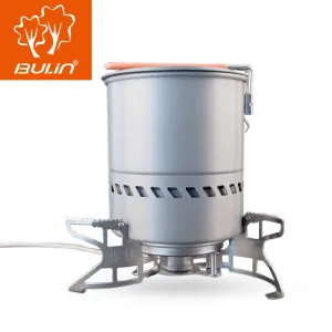  Outdoor Cookware Camping 1.5 gas pot Set stove Cooking gas B15 pot Large selection BULIN BL100- burn and Hiking Multi-buy offer