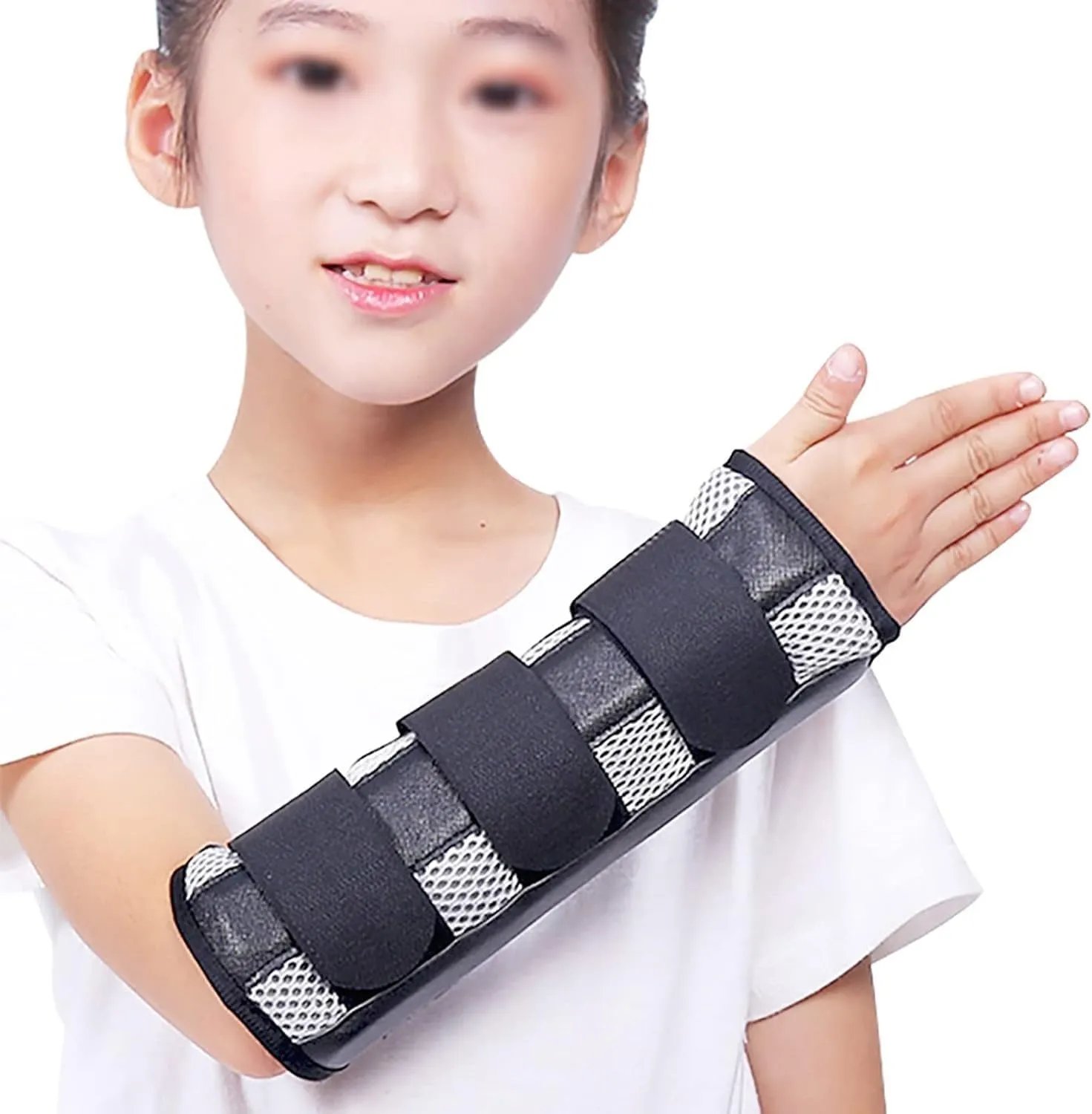 Outdoor First Aid Immobilization Protection Device, Arm Splint Brace, Elbow Immobilizer Stabilizer Splint/Arm Restraint, Injuries, Broken for Kids and Adults, Elbow Joint Fixed Support(Xs)
