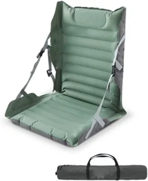 Outdoor Inflatable Folding Chair Picnic Beach Portable Cushion Backrest Recliner Air Cushion Chair Suitable for Beach Camping