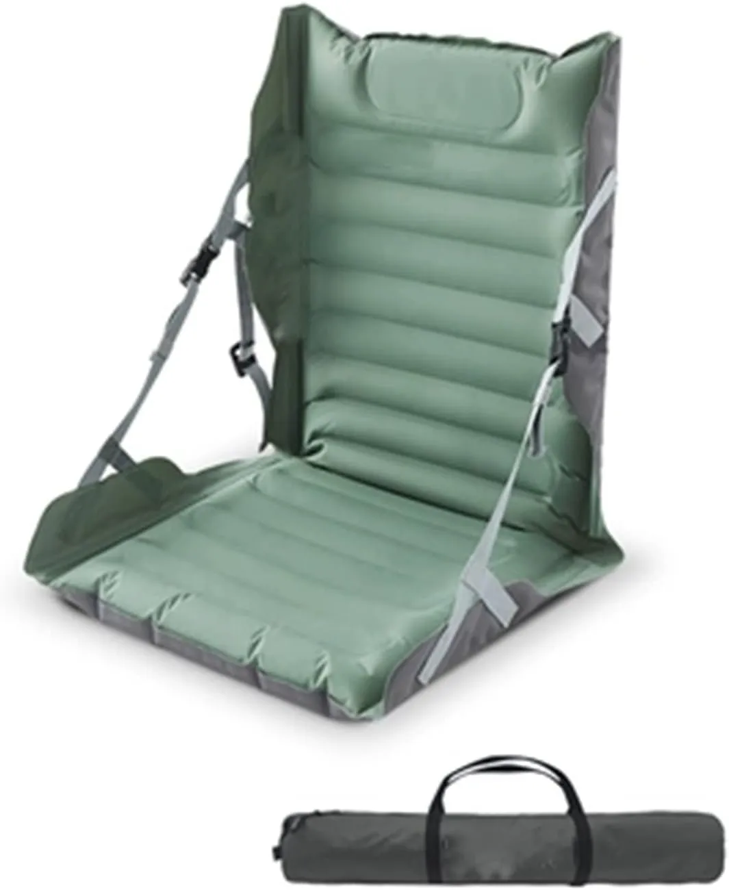 Outdoor Inflatable Folding Chair Picnic Beach Portable Cushion Backrest Recliner Air Cushion Chair Suitable for Beach Camping