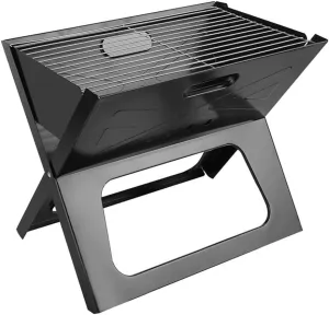 Outdoor Thickened Pull-out Barbecue Rack Household Stainless Steel Folding Barbecue Stove