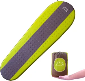 Outdoors Self Inflating Sleeping Pad Lightweight Foam Filling 1.5 Inch Thick Camping Hiking Sleeping Matters for A Tent Light Compact and Comfortable Suitable Backpacking