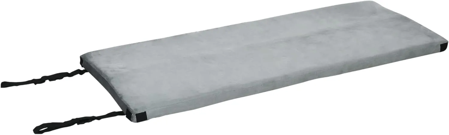 Outsunny Sleeping Mat, Memory Foam Camping Mattress Pad, Roll-Up Design with Bag, Waterproof Portable Camping Sleeping Gear for Travel Car, Gray