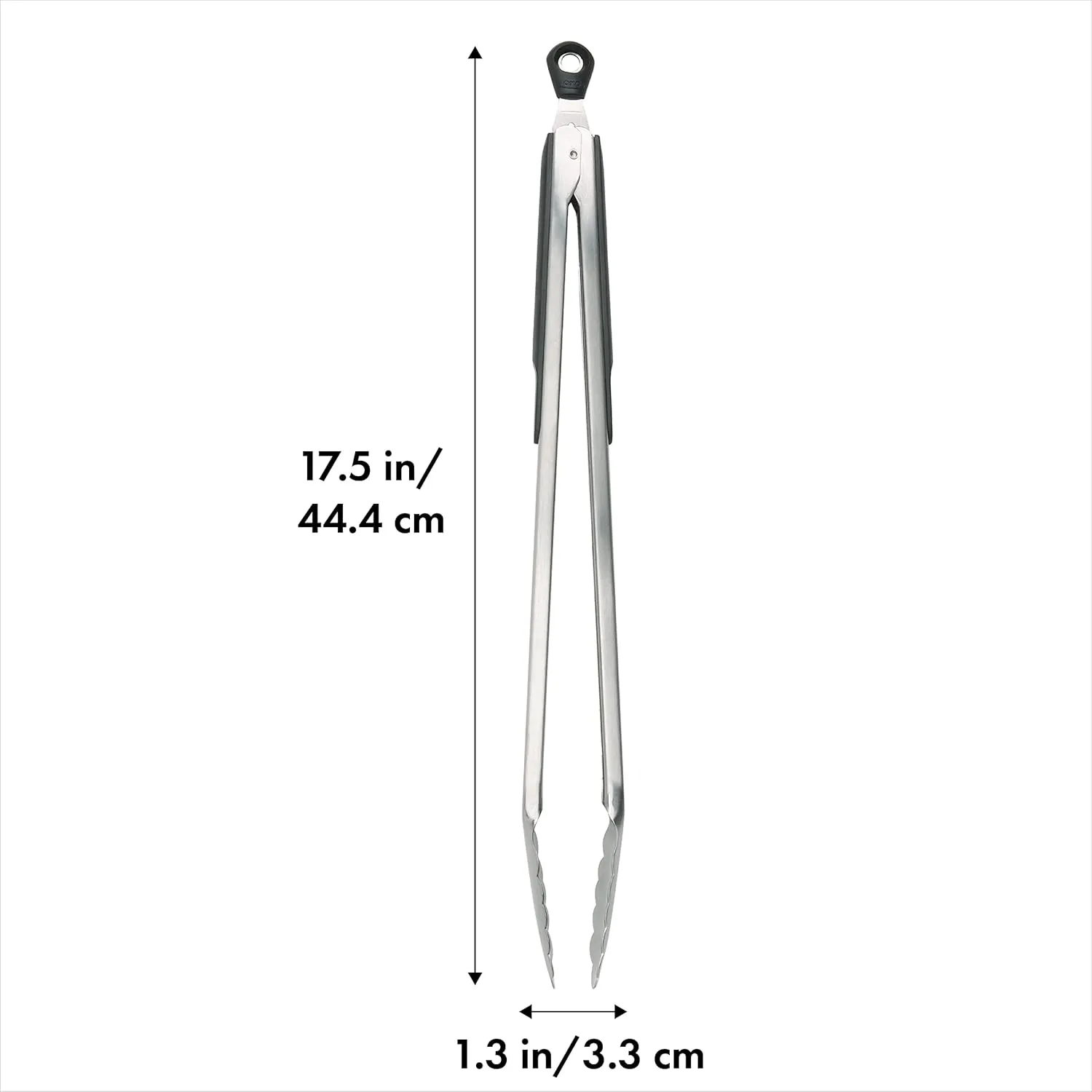 OXO Good Grips 16-Inch Locking Tongs, Silver