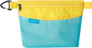 pack all Water-resistant Material Zipper Pouch, Mesh Zipper Bag for Storage, Travel, Office (Small, Blue)