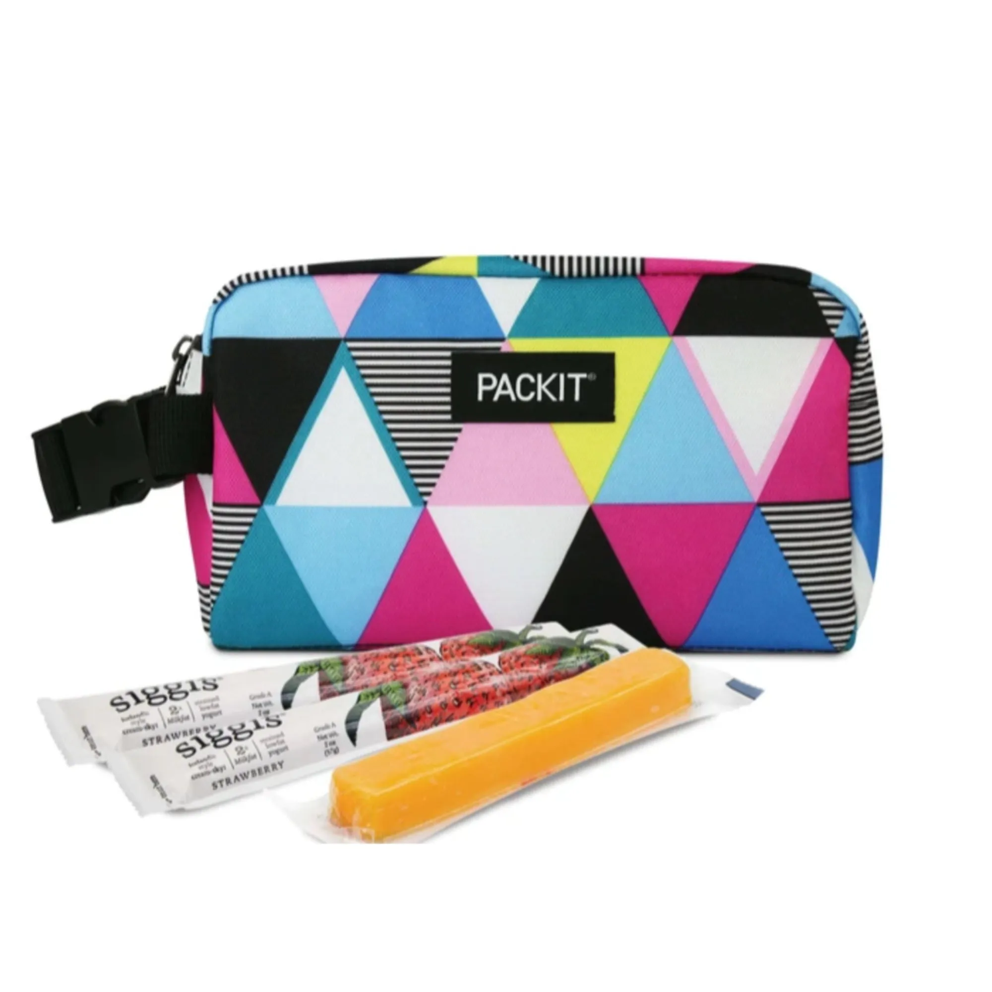 PackIt Freezable Snack Bag - Triangle Stripes